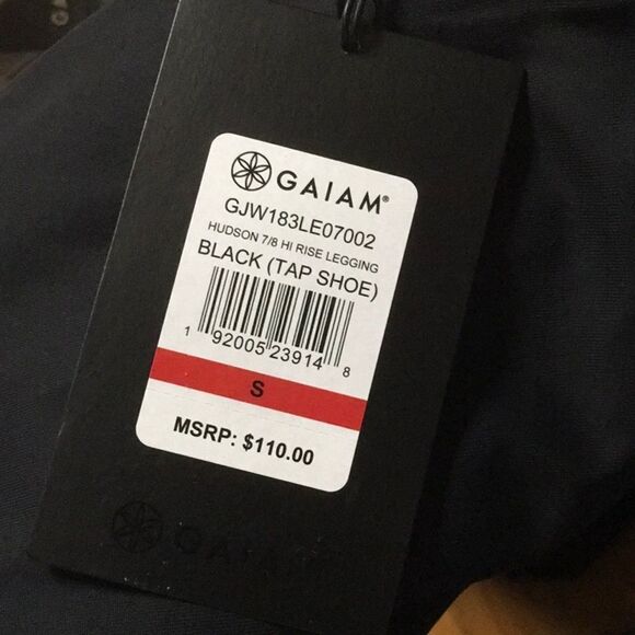 New GAIAM HUDSON 7/8 HI RISE LEGGING - Picture 3 of 3